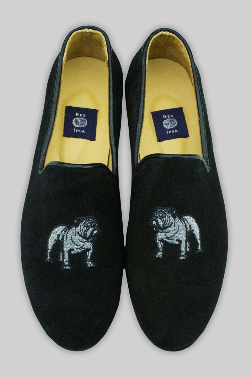 Bulldog Embroidered Loafers - RES IPSA