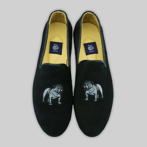 Bulldog Embroidered Loafers - RES IPSA