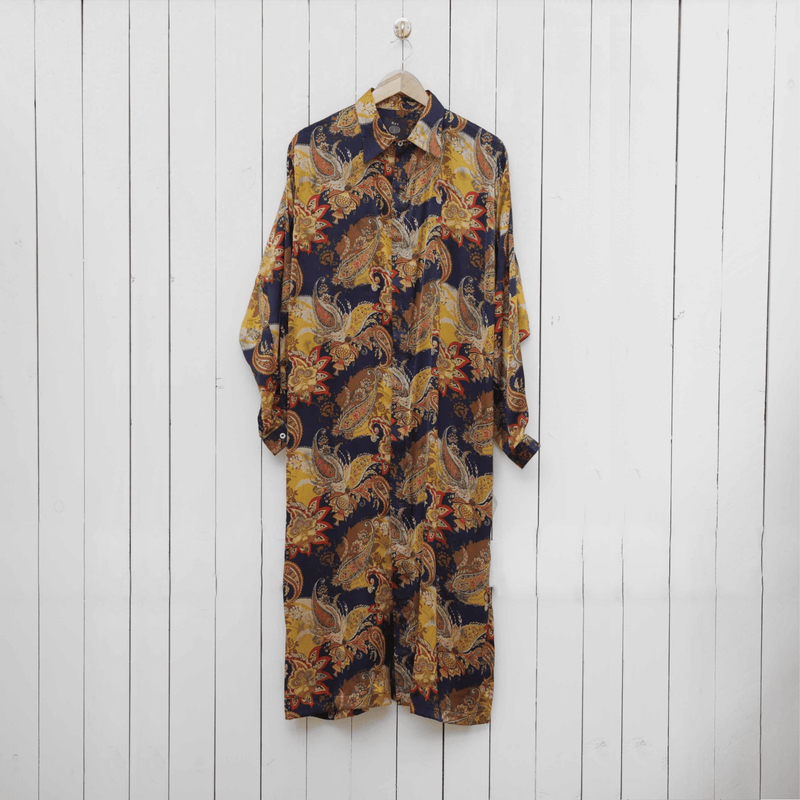 Button Down Silk Kaftan - RES IPSA