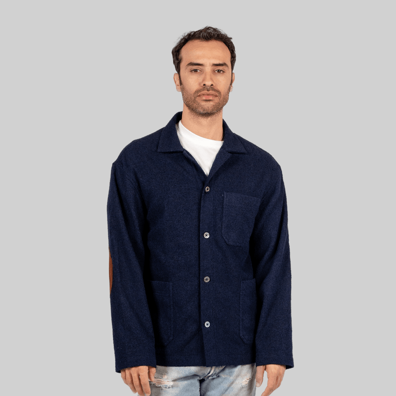 Handwoven Navy Workshirt - RES IPSA