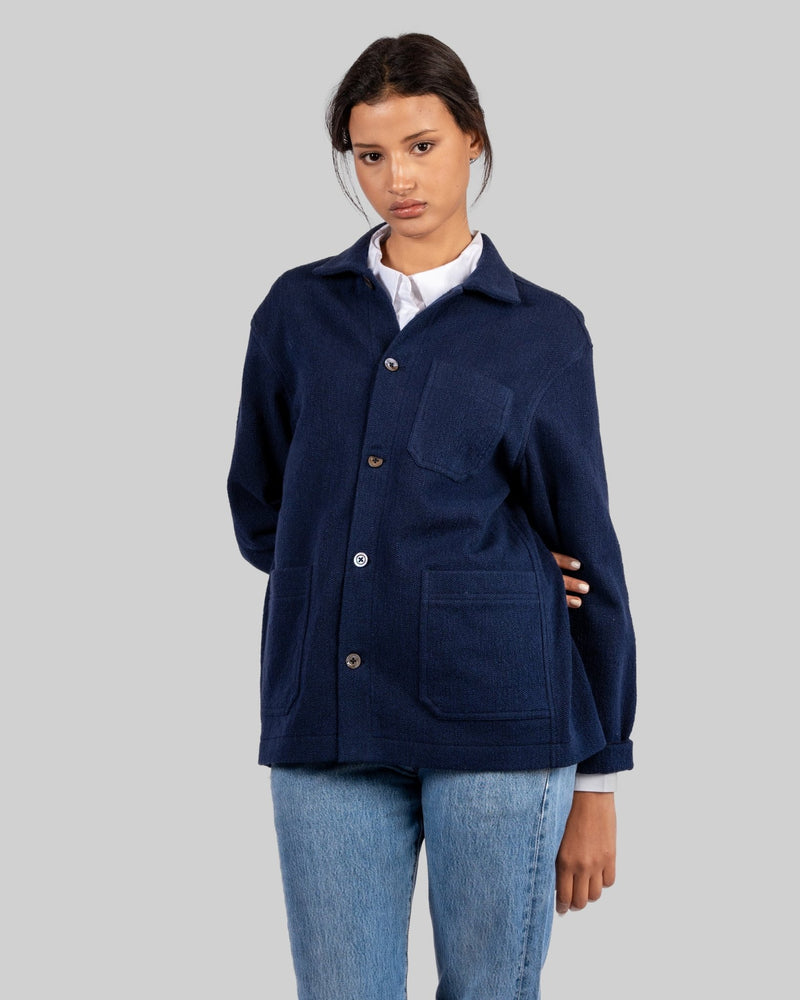 Handwoven Navy Workshirt - RES IPSA