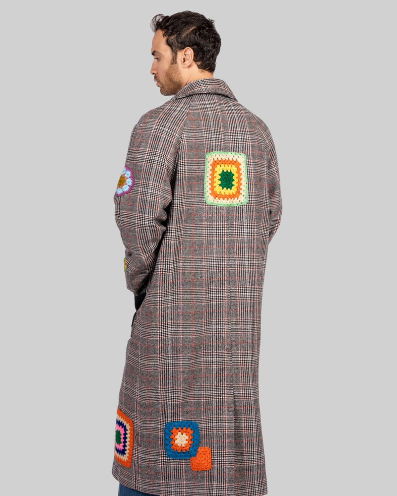 Patchwork Long Coat - RES IPSA