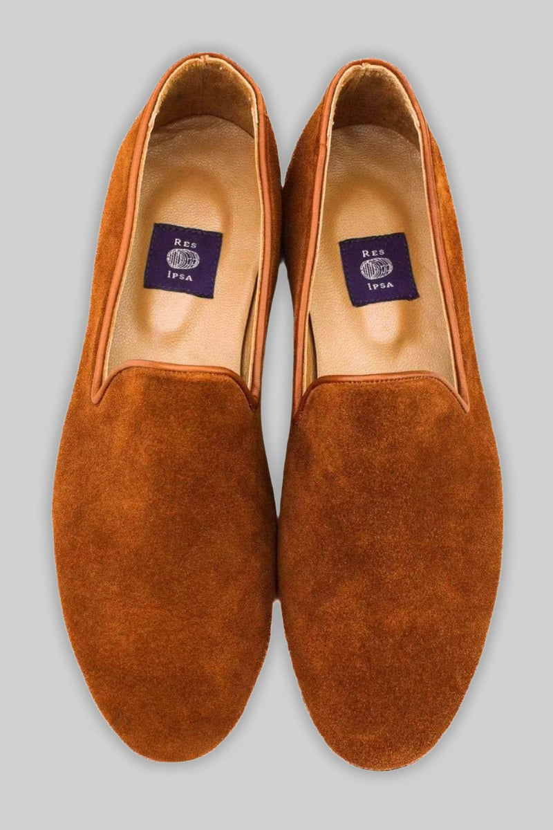 Snuff Suede Loafers - RES IPSA