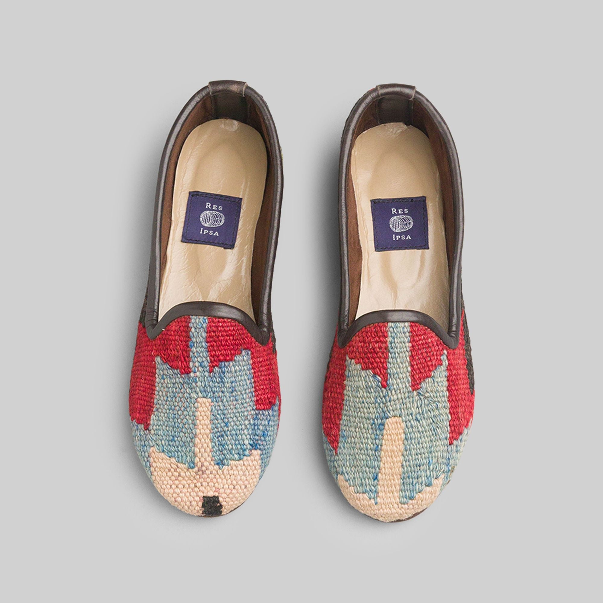 Handwoven Kilim 41-EU (woman-10,5-US) loafers discount for woman